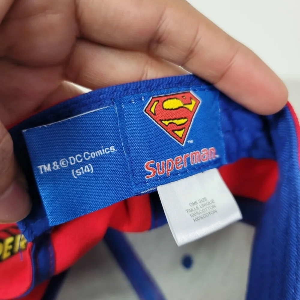 DC Comics Superman Mens Cap - Picture 5 of 8